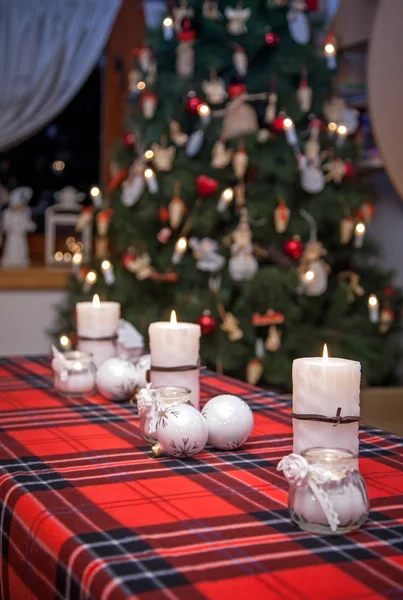 Velas de Navidad —  Fotos de Stock