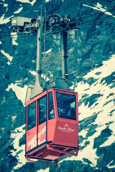 Ropeway w Wysokie Tatry, Słowacja — Zdjęcie stockowe