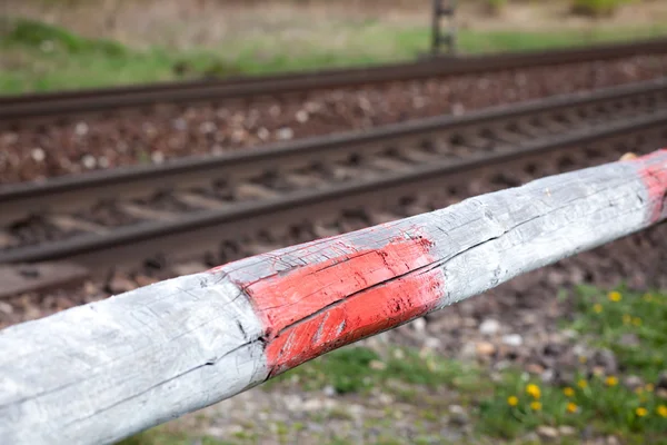 Barriera ferroviaria — Foto Stock