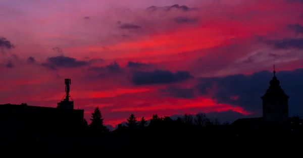 Kleurrijke lucht — Stockfoto