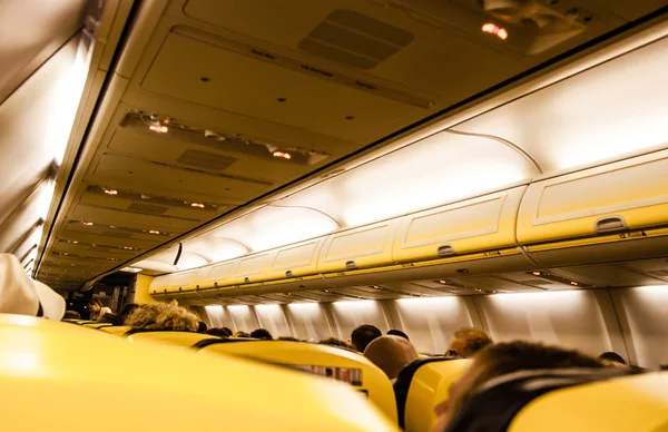 Interior of airplane — Stock Photo, Image