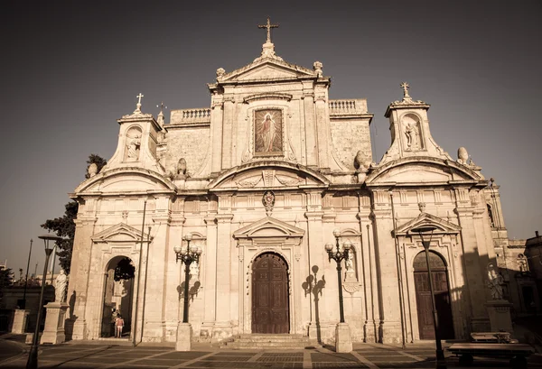 Katedrála ve městě Rabat, Malta — Stock fotografie