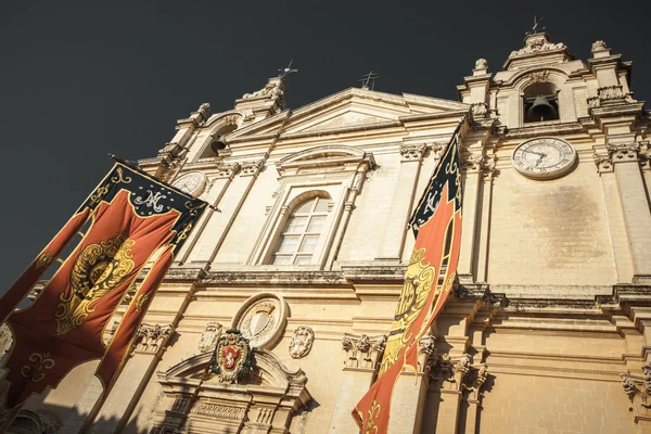 Kathedrale in mdina, malta — Stockfoto