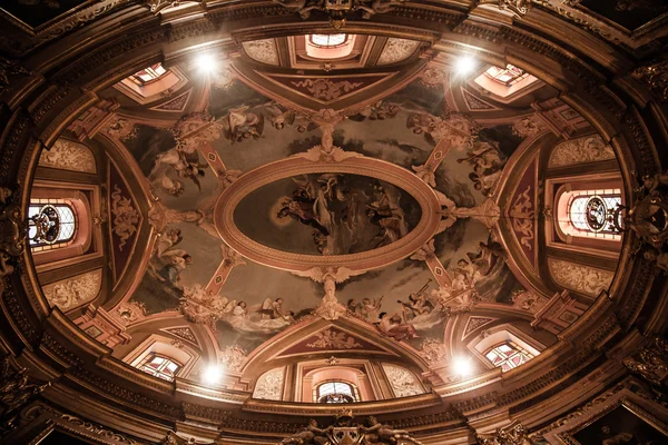 Interiör av kyrkan av Saint Roque - Mdina, Malta — Stockfoto
