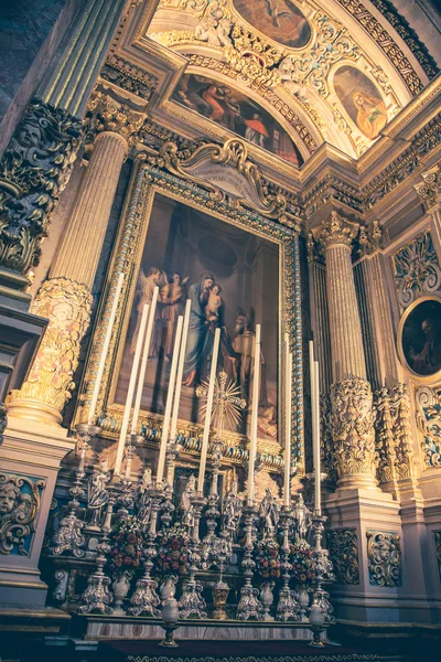 Interno della chiesa di Saint Roque - Mdina, Malta — Foto Stock