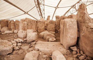 Megalitic tapınak kompleksi - Hagar Qim Malta