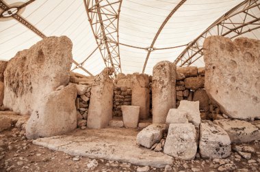 Megalitic tapınak kompleksi - Hagar Qim Malta