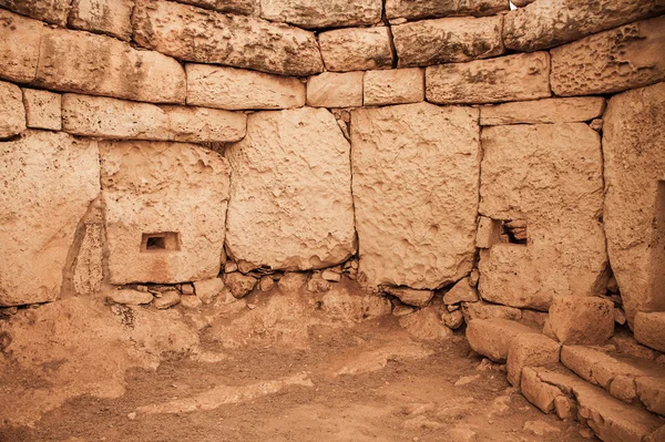 Complexo de templo megalítico - Agar Qim em Malta — Fotografia de Stock