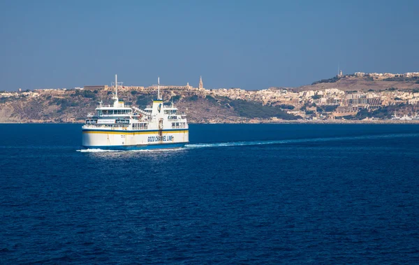 Ferry from Malta to Gozo island — Stock Photo, Image
