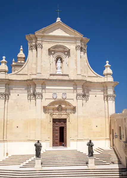 Kathedrale in cittadella - victoria, gozo - malta — Stockfoto
