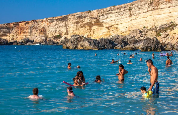 Baie du Paradis à Malte — Photo