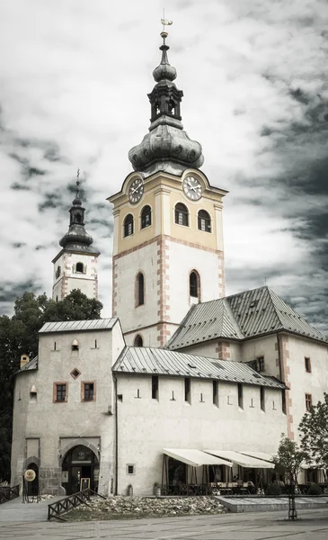 Церковь в городе Банска-Быстрица, Словакия — стоковое фото