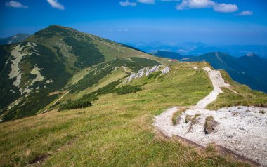 Hill - Velky Krivan - aralıktaki Mala Fatra, Slovakya