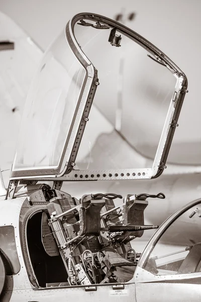 Ejector zetel in het vliegtuig — Stockfoto