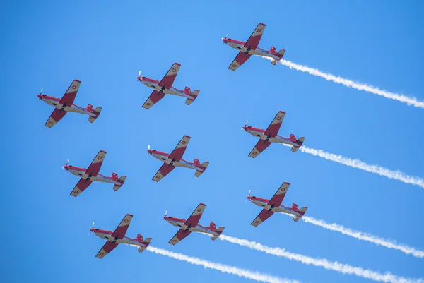 Swiss aerobatic grupp Pc-7 Team — Stockfoto