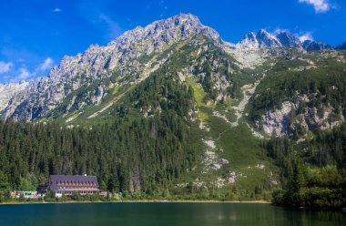 Tarn Popradske pleso yüksek Tatras, Slovakya