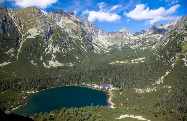 Tarn Popradske pleso di High Tatras, Slovakia — Stok Foto