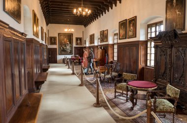 İç kalesinin Bojnice, Slovakya