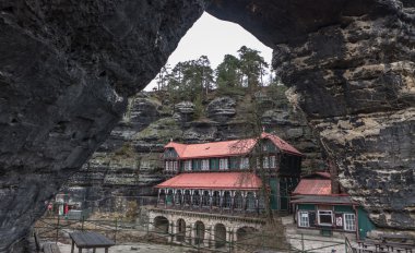 Otelin alanı Pravcicka brana, Çek Cumhuriyeti