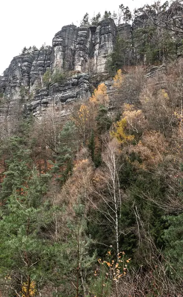 Rock formáció Bohemian Switzerland — Stock Fotó