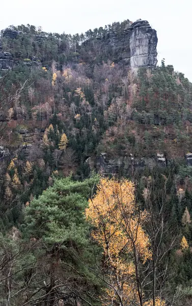 Svizzera ceca - formazioni rocciose — Foto Stock