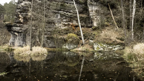 Water reflectie op meer — Stockfoto