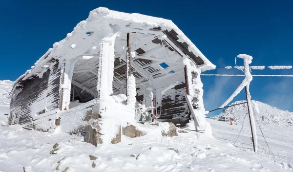 Old ruined cableway — Stock Photo, Image