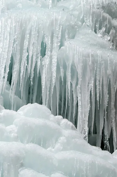 Icefall - Brankovsky vattenfall, Slovakien — Stockfoto