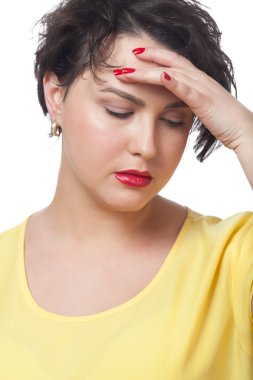 Baş Ağrısı Olan Kadın