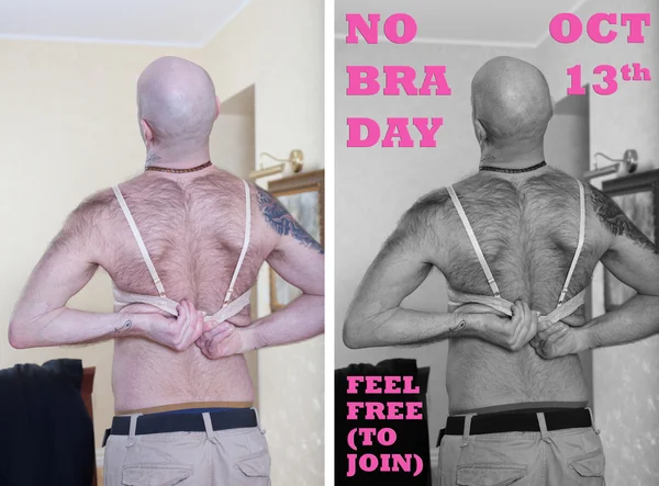 No bra day — Stock Photo, Image