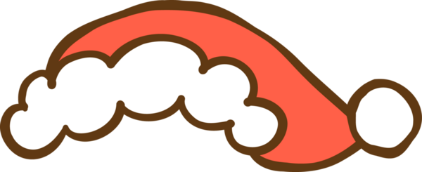 Çizgi film Santa Hat İllüstrasyonu