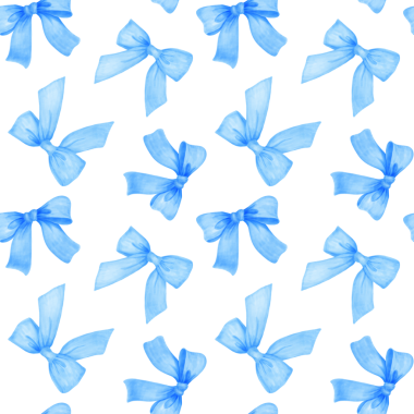 Mavi yay ve suluboya desenleri kusursuz.