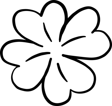 Yeşil Yonca Yaprak Aziz Patrick Günü Çizgi Film El Çizimi