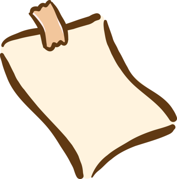 Teyp İllüstrasyonlu El Çizimi Boş Kağıt