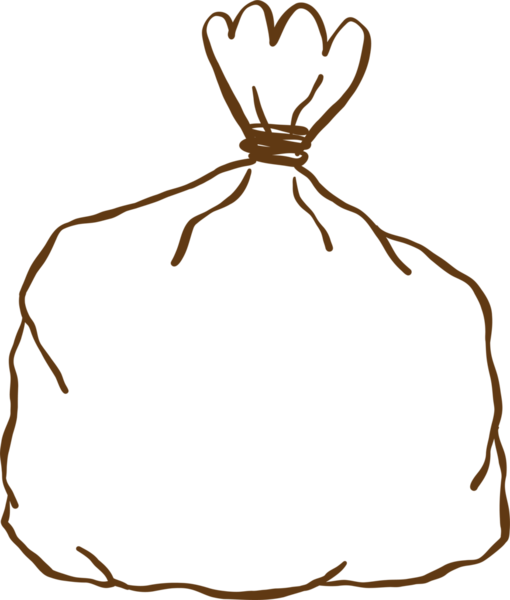 Çanta Kahverengi Çizgili El Çizimini Temizle