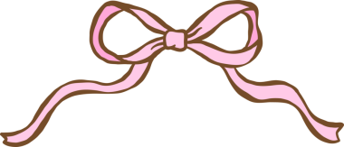 Dekoratif Pembe Fiyonk El Çizimi