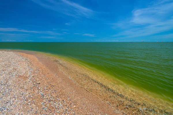 Doljanskaya spit in de dolzhanka, krasnodar regio, Rusland. — Stockfoto