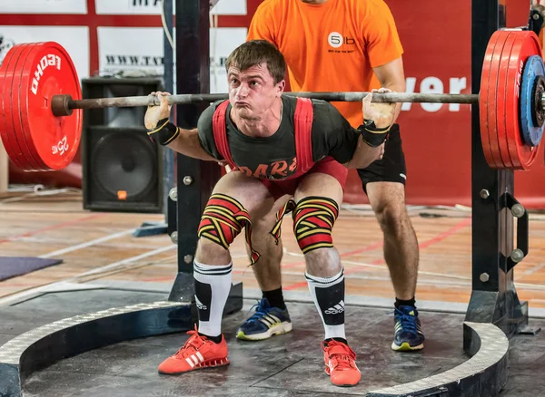 De 2014-wereld cup powerlifting awpc in Moskou. — Stockfoto