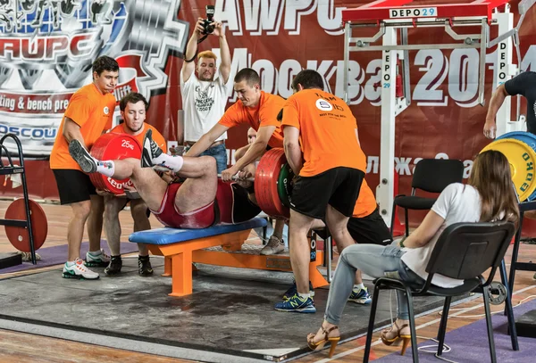 La Coupe du monde 2014 de powerlifting AWPC à Moscou . — Photo