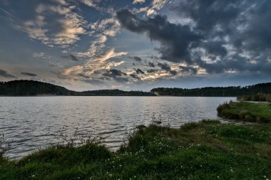kum ocağında erken sonbahar.
