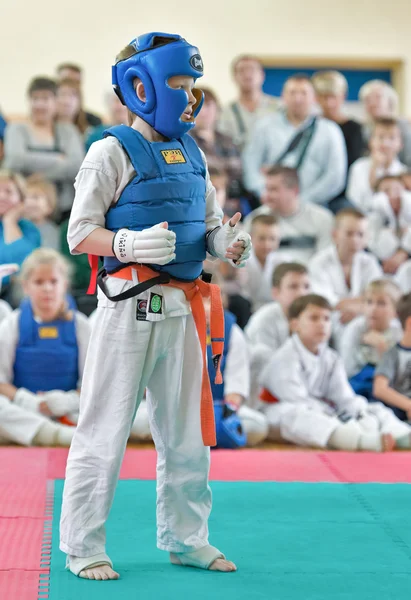 Competizione sul karate kyokushinkai . — Foto Stock