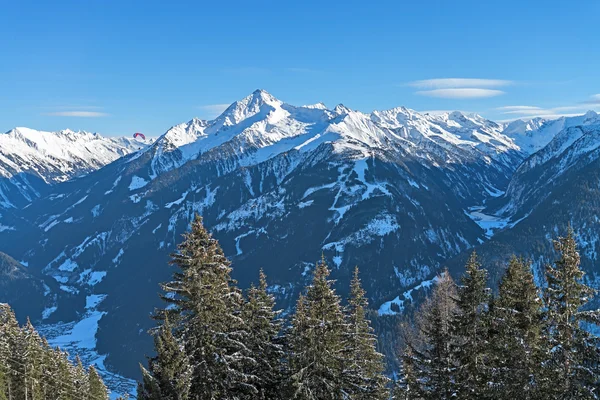 Estância de esqui Zillertal - Tirol, Áustria . — Fotografia de Stock