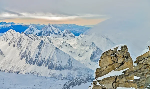 Skigebied Zillertal - Tirol, Oostenrijk. — Stockfoto