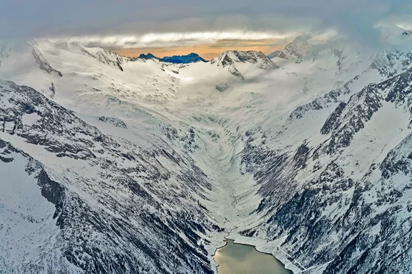 Ski resort Zillertal - Tirol, Austria. — Stock Photo, Image