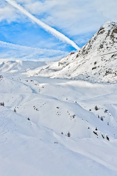 Skigebiet Zillertal - tirol, Österreich. — Stockfoto