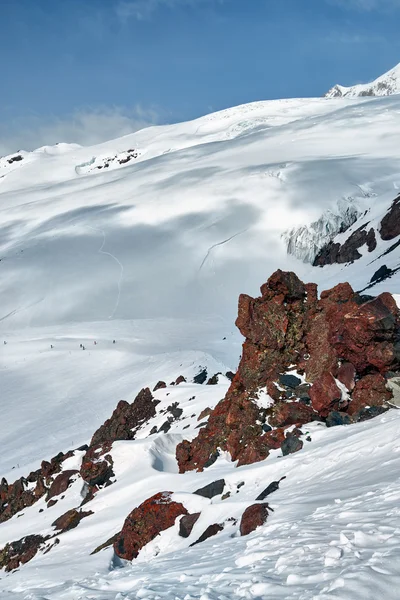 Valle de la montaña Baksan, Elbrus y Cheget, Rusia . — Foto de Stock