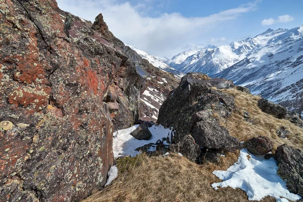 Montagna Baksan valle, Elbrus e Cheget, Russia . — Foto Stock