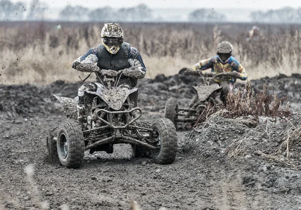 Motocross compertitions em Rússia . — Fotografia de Stock