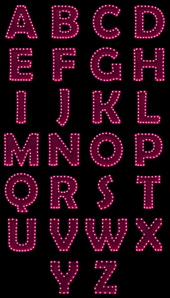 Isolated letters alphabet set — Stock Photo, Image