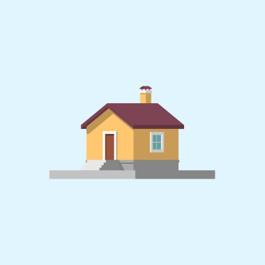 bir özel ev izometrik görüntü